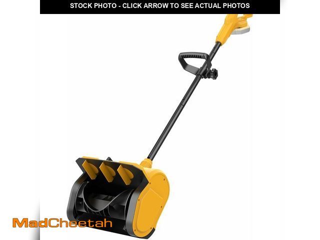 Lot 74-13708981 - 12" Cordless Snow Shovel Compatible with Dewalt 20V Max Battery(NO Battery) Electric Snow Shovel wit...