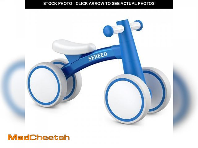 Lot 74-12312691 - SEREED Baby Balance Bike for 1 Year Old Boys Girls 12-24 Month, 4 Wheels Toddler First Bike, First B...