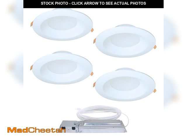 Lot 74-14603102 - HALO QuickLink Low Voltage, 6 in. Selectable CCT 2700-5000K, 600 Lumens, Recessed Canless LED Starte...