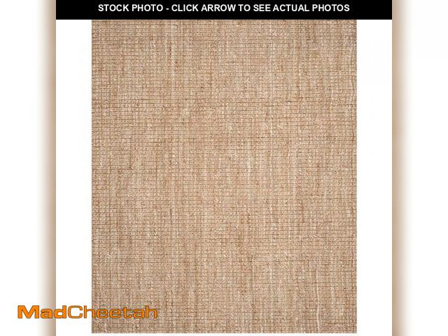 Lot 74-12470622 - SAFAVIEH Natural Fiber Beige 9 ft. x 12 ft. Solid Area Rug - UNUSED