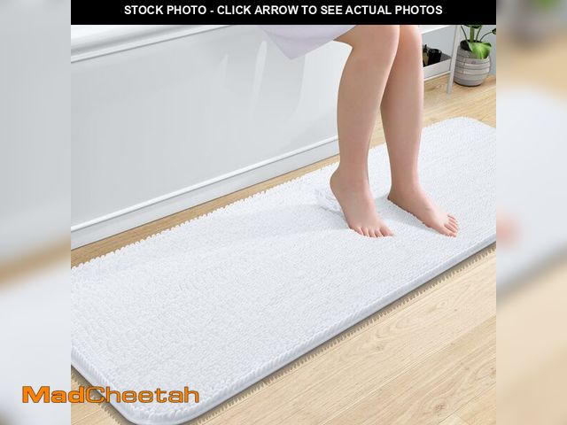 Lot 74-14051298 - OLANLY Bathroom Runner Rugs 59x20, Extra Soft Absorbent Chenille Bath Rugs, Rubber Backing Quick Dry...