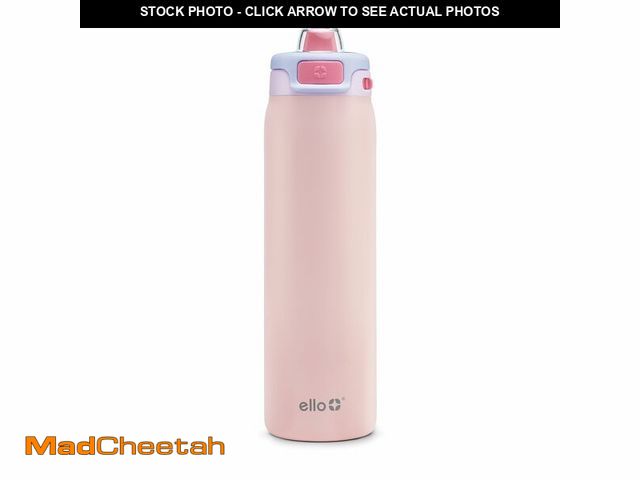 Lot 74-14380080 - Ello Pop &amp; Fill 22oz Stainless Steel Water Bottle with Quick Fill Technology, Double Walled and ...