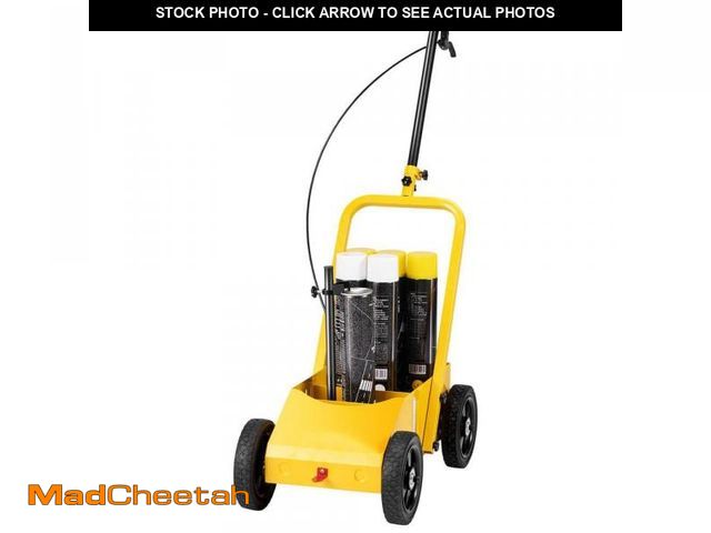 Lot 74-12518034 - SKYSHALO Striping Line Marking Machine, 24 x 13 x 35.4 in. 4-Wheel, Heavy Duty Striping Line Marking...