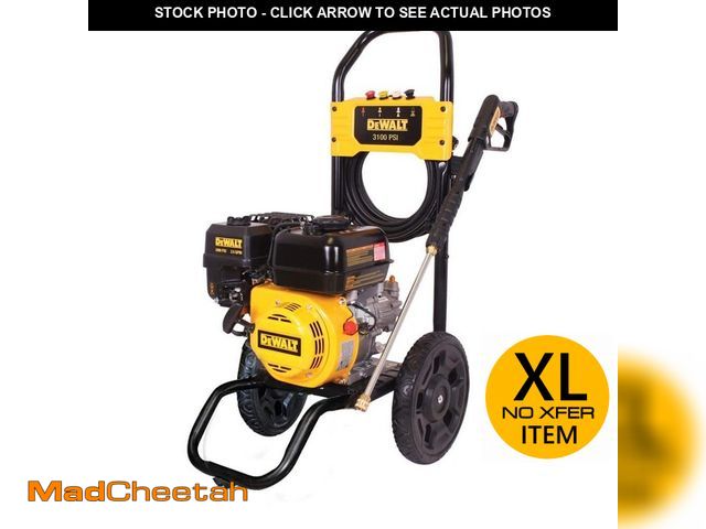 Lot 74-13604767 - DEWALT 3100 PSI 2.3 GPM Gas Pressure Washer with Maintenance-Free Pump Reliable Residential Cold Wat...