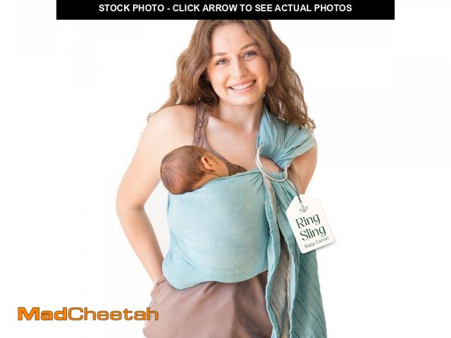 Lot 74-12303699 - Baby Sling Carrier Ã¢â¬â Breathable 100% Cotton Wrap for Infant Support, Ring Sling Baby Carrier ...