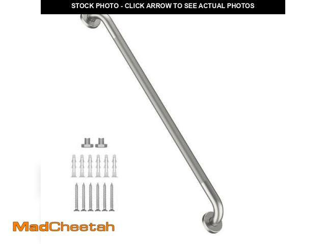 Lot 74-12156091 - 36 Inch Shower Grab Bar  ZUEXT Stainless Steel Bathroom Grab Bar Bathroom Balance Bar Safety Handrai...