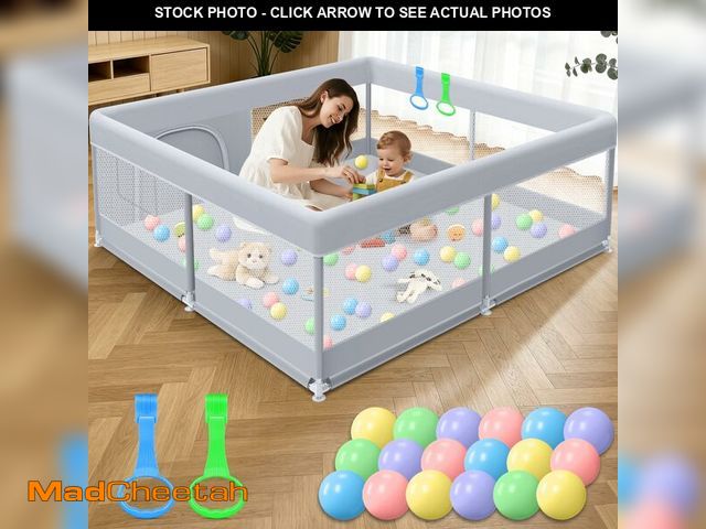 Lot 74-14215428 - XVISHX Baby Playpen 50 x 50 Inch Play Pen Playards, Playpen for Babies and Toddlers, Baby Playard fo...