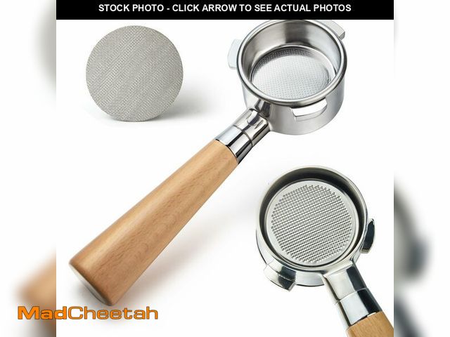 Lot 74-14272683 - stochastic box 54 mm Bottomless Portafilter with Puck Screen, 3 Ears Espresso Portafilter Compatible...
