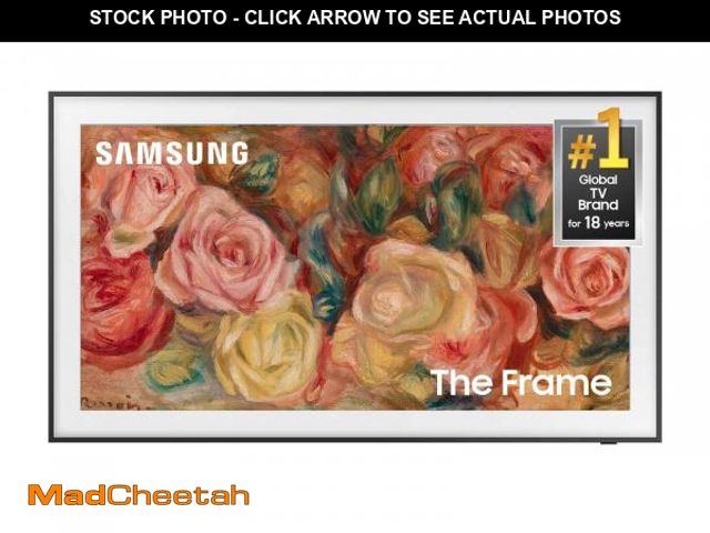 Lot 74-12163541 - Samsung 55-Inch Class QLED 4K LS03D The Frame Series Quantum HDR Smart TV w/Dolby Atmos, Art Mode, A...