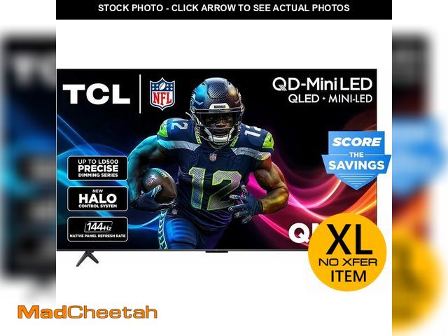 Lot 74-14611735 - TCL 75 Inch Class QM6K Series | Mini LED QLED 4K HDR | 75QM6K, Latest Model | 120HZ-144HZ High Brigh...