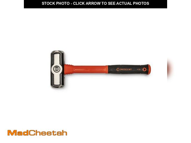 Lot 74-13691511 - *SCRATCHED* Crescent 4 lbs. Fiberglass Engineer Hammer *SCRATCHED*  - USED