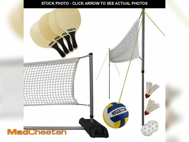 Lot 74-14343294 - Lifetime 90541 Volleyball, Paddle Badminton, &amp; Pickleball Set - UNUSED