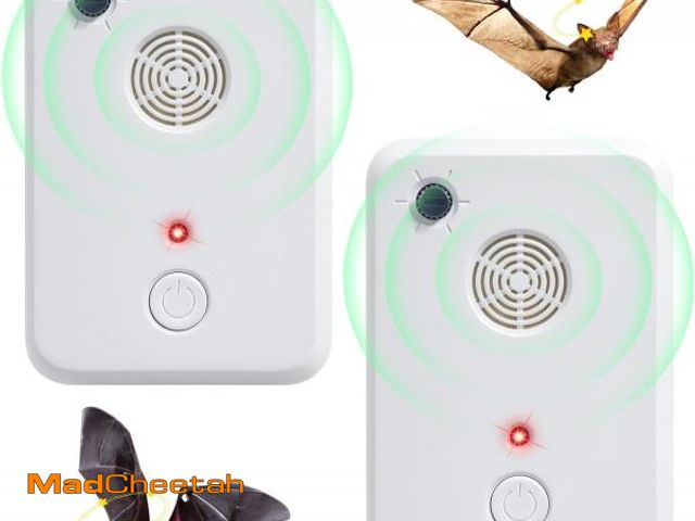 Lot 74-12332999 - Ultrasonic Bat Repellent Devices for Attic,Bats Keep Away,Bat Removal Do It Yourself for Porch Outdo...