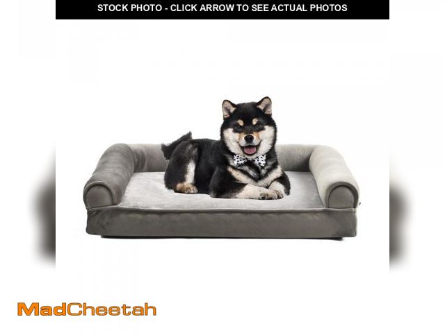 Lot 74-12152841 - Basics Dog Bed with Cooling Gel Memory Foam, Pressure-Relief Support for Dogs up to 30lbs, Non-Slip ...