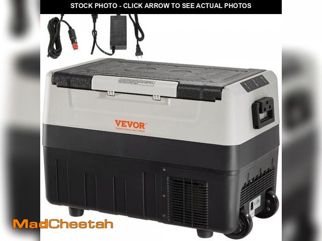 Lot 74-12168712 - VEVOR Car Refrigerator12-Volt Car Refrigerator Fridge 48 qt./45 L Dual Zone Portable Freezer -4Ãâ...