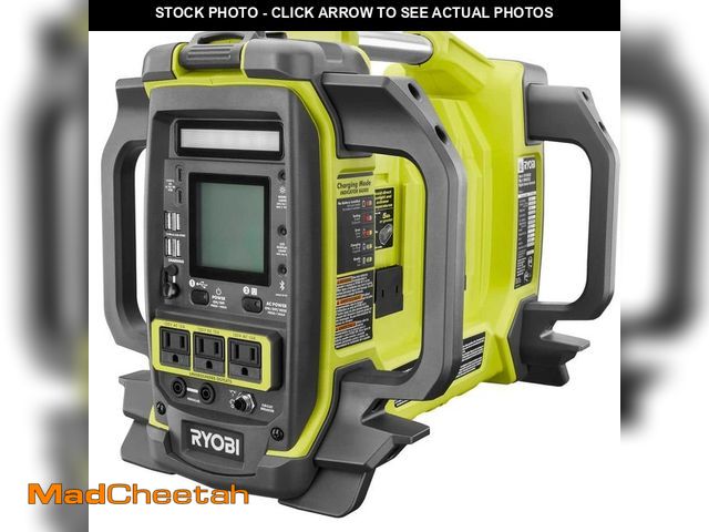 Lot 74-12921358 - RYOBI 40V 1800-Watt Portable Battery Inverter Power Station and 4-Port Charger (Tool Only) - UNUSED