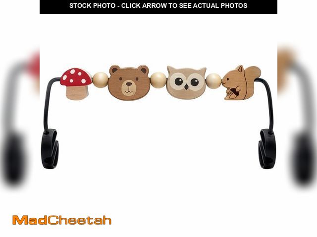 Lot 74-13544622 - Joyxzacp Baby Bouncer Toy BarÃ¢â¬â Compatible with Baby Bjorn Bouncer, Wooden Bouncer Toy Bar Att...