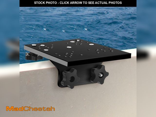 Lot 74-14267591 - Gisafai Universal Aluminum Downrigger Bracket for 45/90 Degree Boat Track System Lund Sport Track Do...