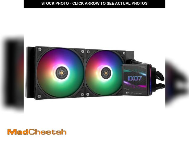 Lot 74-12052647 - Thermalright Grand Vision 240 ARGB Black CPU AIO Cooler,PC 240 Specification Water Cooler System,IPS...