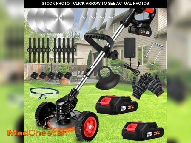 Lot 74-12156322 - Ktinnead Electric Weed Wacker Cordless Weed Eater Battery Powered Cordless String Trimmer with Fast ...