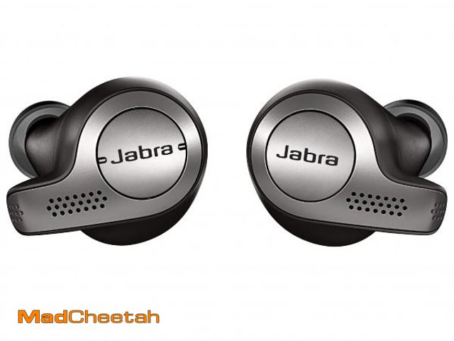 Lot 74-12217024 - Jabra Elite 65t Earbuds Ã¢â¬â Alexa Built-in, True Wireless Earbuds with Charging Case, Titanium ...