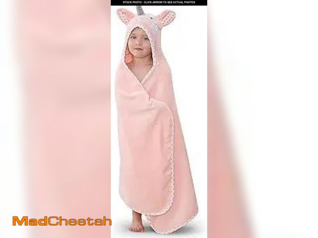 Lot 74-12127092 - TBEZY Hooded Towel for Kids 100% Cotton Ultra Soft with Unique Animal Design Large for Infants 3-10 ...