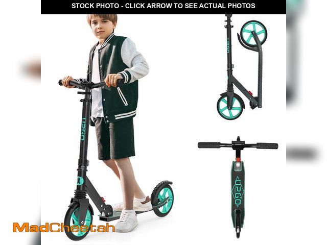 Lot 74-12678883 - UPGO Kick Scooter for Teens, Kids &amp; Adults, Max 240 lbs, Foldable, 8-Inch Wheels, 4 Adjustable L...