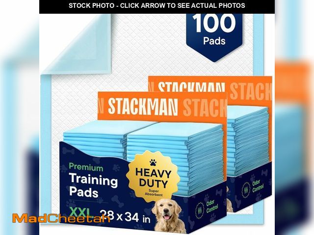 Lot 74-13836223 - Puppy Pads XL 28x34 [100-COUNT] Dog Pads Extra Large 28" x 34" Leak-Proof Dog Pee Pads - Quick-Dry P...