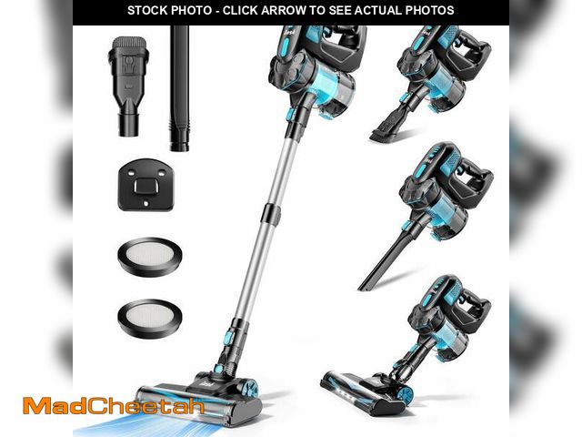 Lot 74-14289595 - INSE Cordless Vacuum Cleaners, 6-in-1 Lightweight Stick Vacuum for Hardwood Floor Carpet Pet Hair, V...