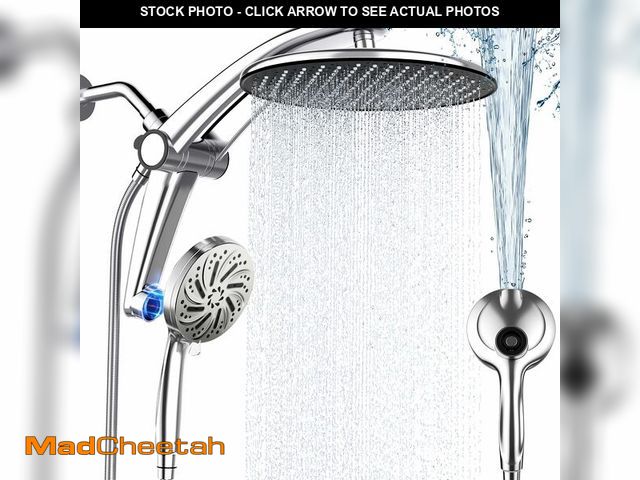 Lot 74-13954315 - Shower Head with filtered Handheld High Pressure daul Shower Heads with Handheld Spray Combo and 10 ...