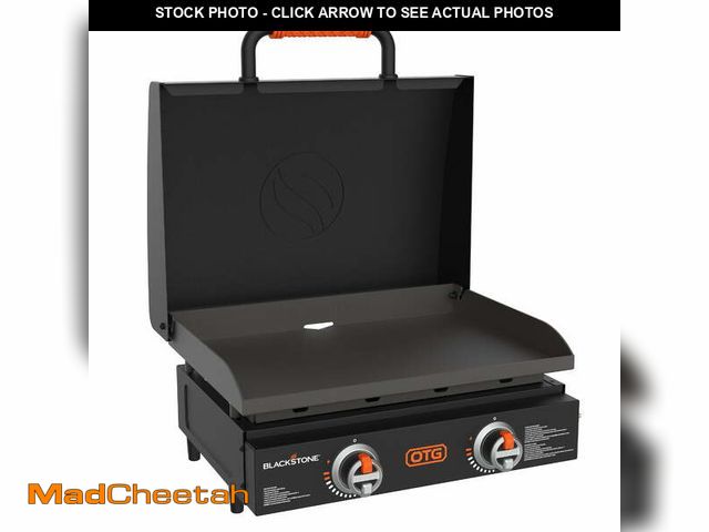 Lot 74-14327295 - Blackstone OTG 2-Burner 22" Propane Omnivore Tabletop Griddle with Hood - UNUSED