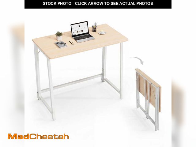 Lot 74-14323344 - CONCETTA Lightweight Folding Desk 31.5", Space Saving Workstation, Portable Computer Table for Small...