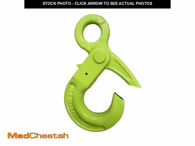 Lot 74-13565368 - 3.15t Eye Self Locking Hook WLL 6944 LBS Heavy Duty Forged Lifting Shackles for Rigging, Towing, Con...