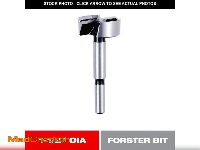 Lot 74-14607432 - DIABLO 1-1/2 in. High-Speed Steel Forstner Bit (1-Piece) FB-011 - UNUSED