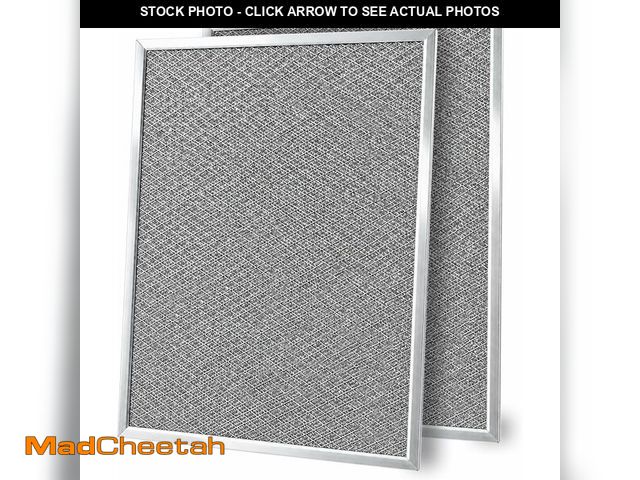 Lot 74-14589636 - Set of 2 Aluminum Range Hood Filters 8 1/4Ã¢â¬Â x 10Ã¢â¬Âx 0.09"Th - Grease Filters for Range Ho...