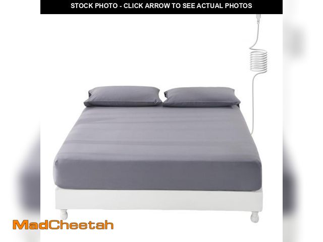 Lot 74-12307165 - GLUYOHEY Grounding Sheets, 15" Deep Pockets, California King Size Fitted Sheet with Grounding Cord, ...