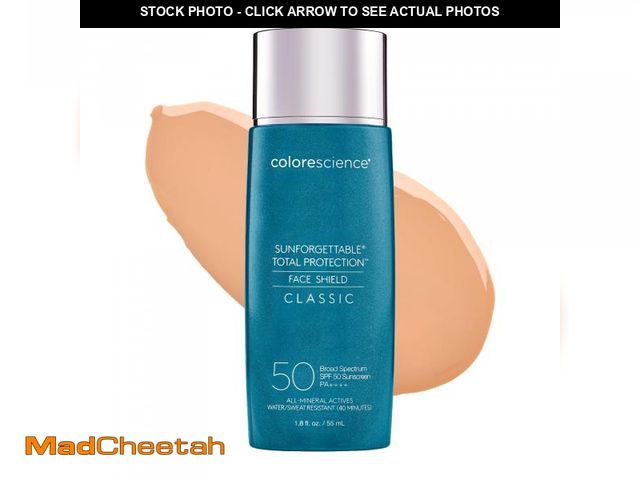 Lot 74-12305056 - Colorescience Total Protection Face Shield SPF 50, 1.8 Fl Oz - UNUSED