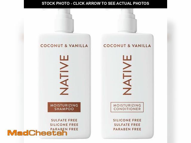 Lot 74-14062649 - Native Coconut &amp; Vanilla Shampoo and Conditioner Contain Naturally Derived Ingredients | All Hai...