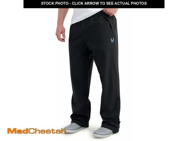 Lot 74-12761909 - HUK Men's Storm Rain Pant 2.0, Waterproof, Windproof, Breathable Fishing and &amp; Outdoor Gear, Bla...
