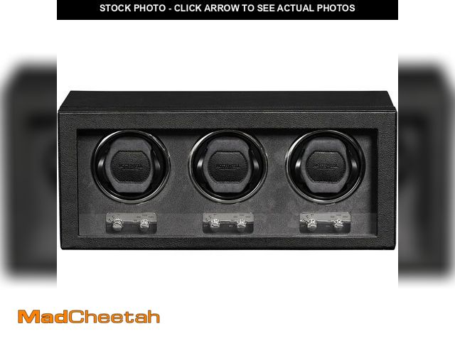 Lot 74-13710429 - ROTHWELL Triple Watch Winder for Automatic Watches with Quiet Motor with Multiple Speeds and Rotatio...