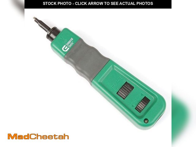 Lot 74-12778033 - Commercial Electric Impact Punch Down Tool with 110 Blade - UNUSED