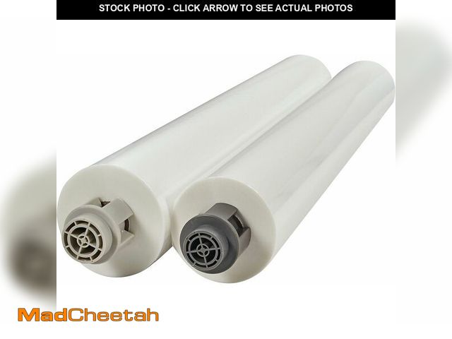 Lot 74-12633046 - GBC Thermal Laminating Film, Rolls, Ultimo 65 Reload, Nap I, 1.5 mil, 25" x 500', 2-Pack (3000004EZ)...