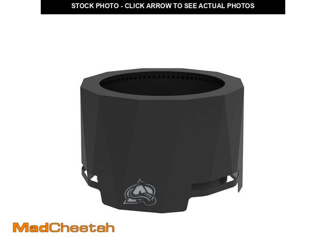 Lot 74-12855704 - BLUE SKY OUTDOOR LIVING The Peak NHL 24 in. x 16 in. Round Steel Wood Patio Fire Pit -ÃÂ Colorado A...