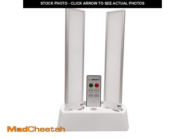 Lot 74-12771801 - Sensor Brite LED Rechargeable Under Cabinet Night Light with Base and Remote (2-Pack) - UNUSED