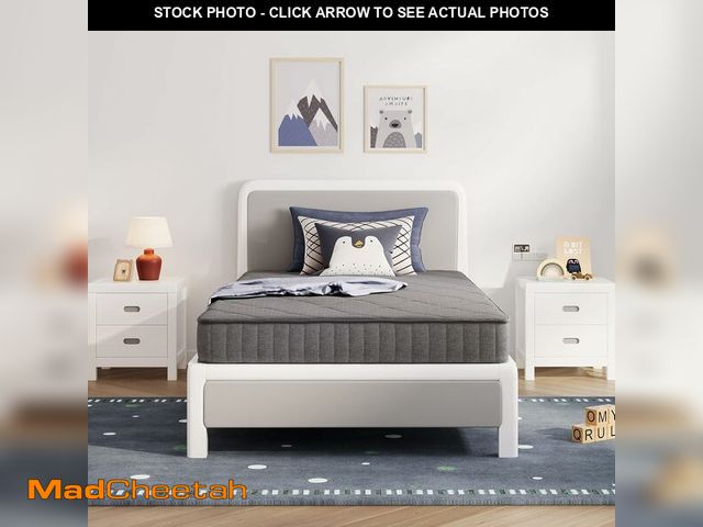 Lot 74-12828688 - Avenco Twin Mattress, 8 Inch Twin Size Mattress in a Box, Medium Firm Hybrid Mattresses with Smarts ...