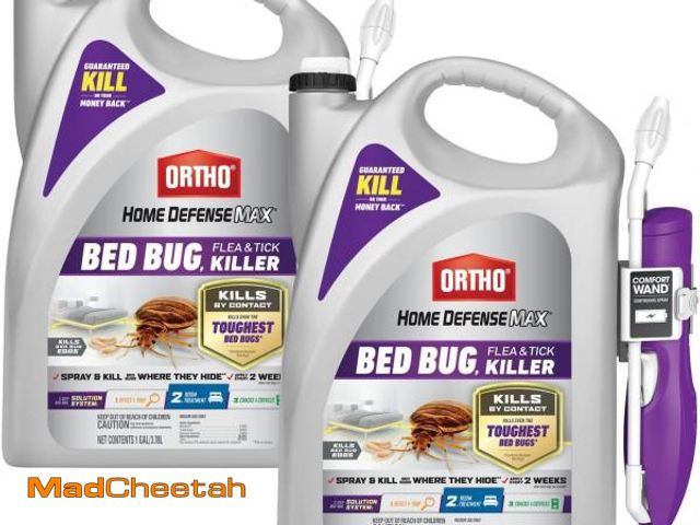 Lot 74-12510402 - Ortho Home Defense Max Bed Bug, Flea &amp; Tick Killer with Comfort Wand, 1 gal. (2-Pack) - UNUSED