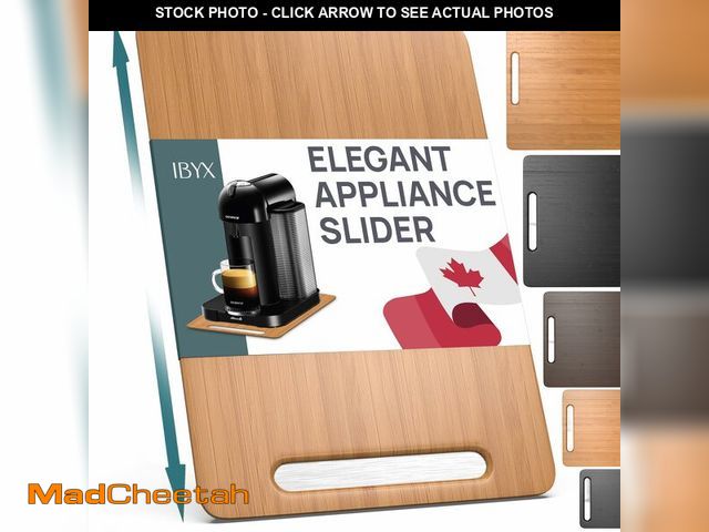 Lot 74-12973409 - Ibyx Elegant Sliding Tray for Your Coffee Maker &amp; Heavy Kitchen Appliances - Sturdy, Slides Easi...