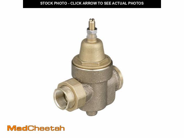 Lot 74-14066275 - Watts Backflow Preventer 3/4 In Water Pressure Reducing Valve, Npt Thread Union X Npt Female, Max Wo...