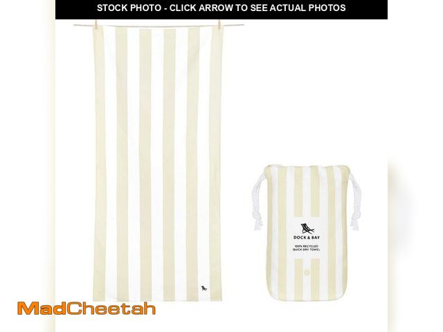 Lot 74-12699986 - Dock &amp; Bay Beach Towel - Quick Dry, Sand Free - Compact, Lightweight - 100% Recycled - Includes ...