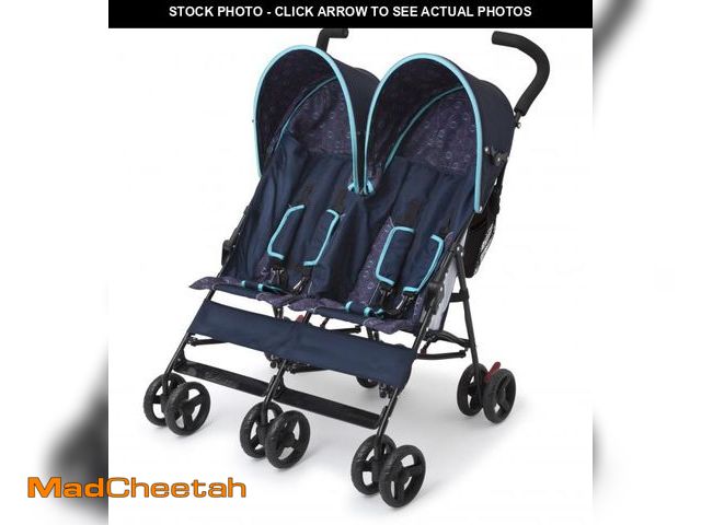Lot 74-12486621 - Delta Children LX Side by Side Double Stroller, Night Sky - UNUSED